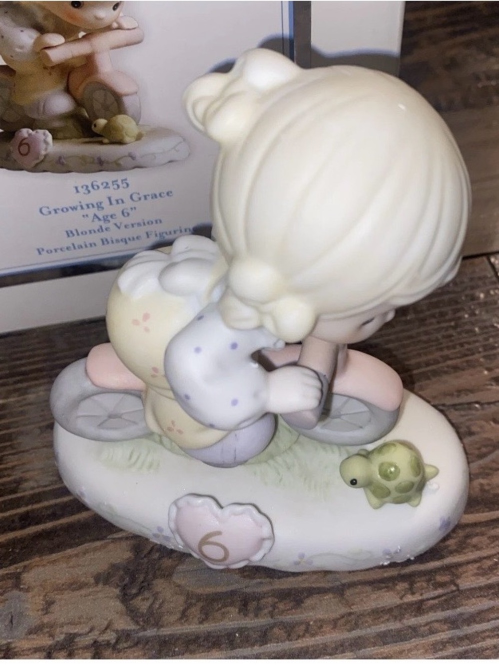 Precious Moments Growing in Grace Age 6 Blonde Figurine